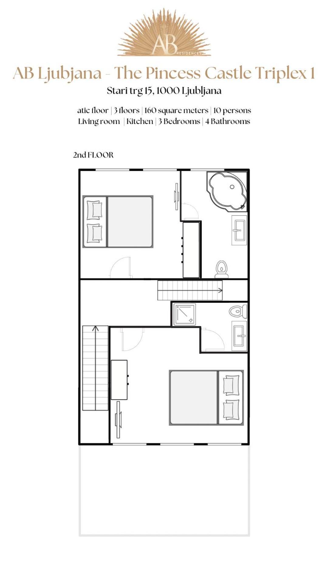 Ab Ljubljana - The Princess Castle Triplex מראה חיצוני תמונה